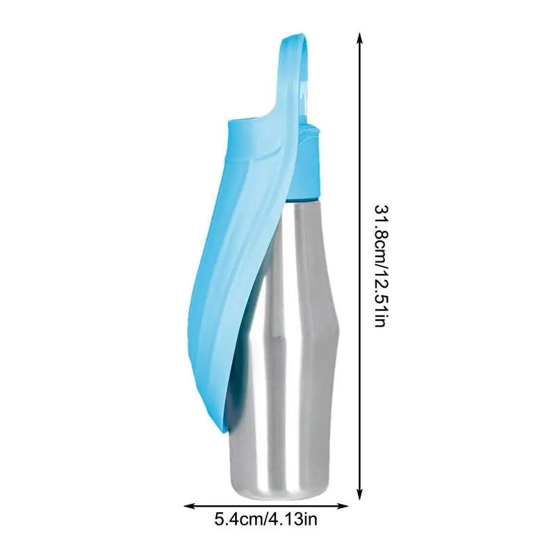 HydroPup™ – Portable Stainless Steel Water Bottle for Dogs