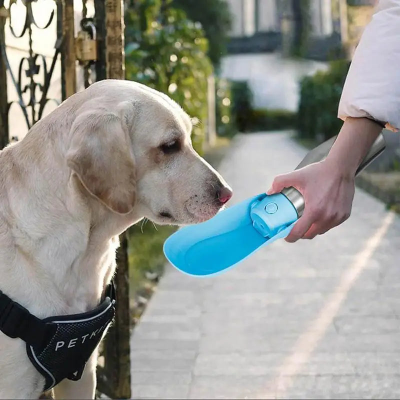 HydroPup™ – Portable Stainless Steel Water Bottle for Dogs